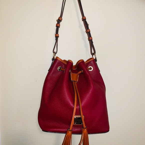 dooney pebble grain drawstring